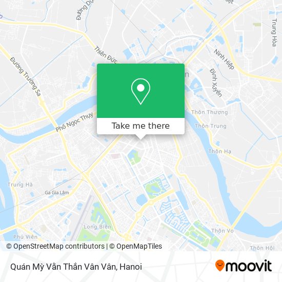 Quán Mỳ Vằn Thắn Vân Vân map