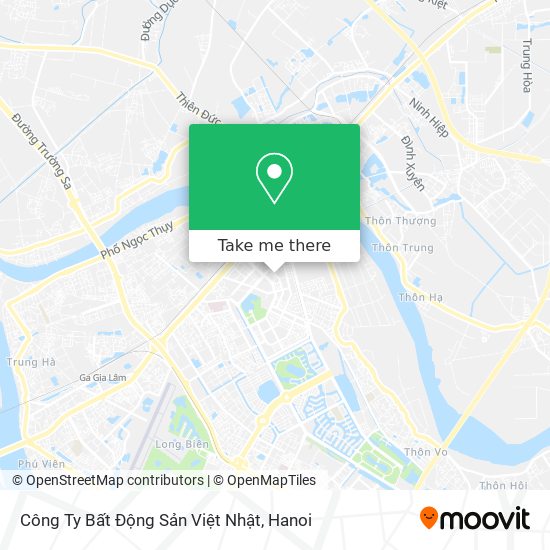 Công Ty Bất Động Sản Việt Nhật map