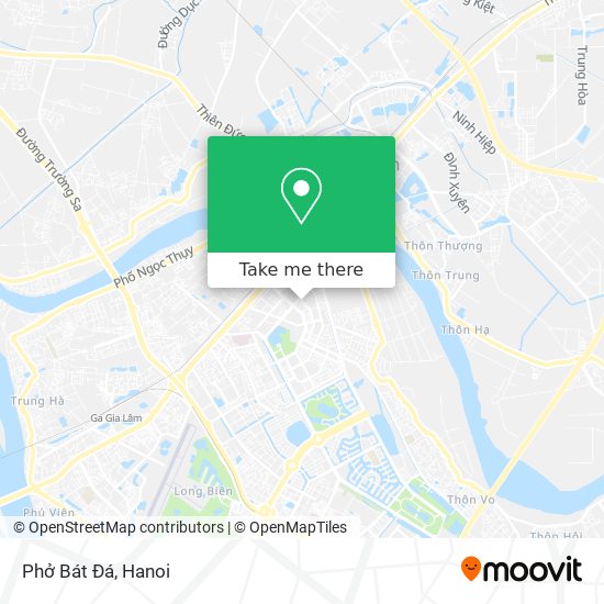 Phở Bát Đá map