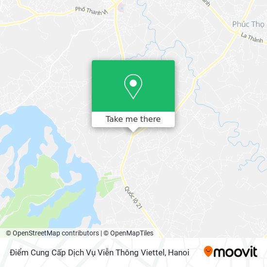 Điểm Cung Cấp Dịch Vụ Viễn Thông Viettel map