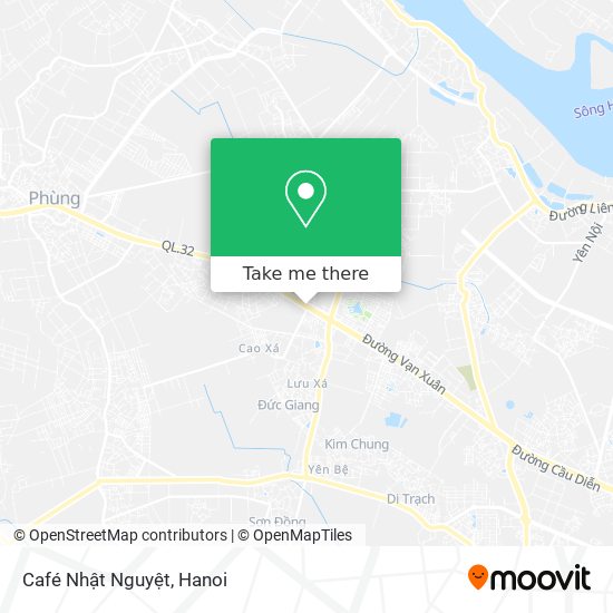 Café Nhật Nguyệt map
