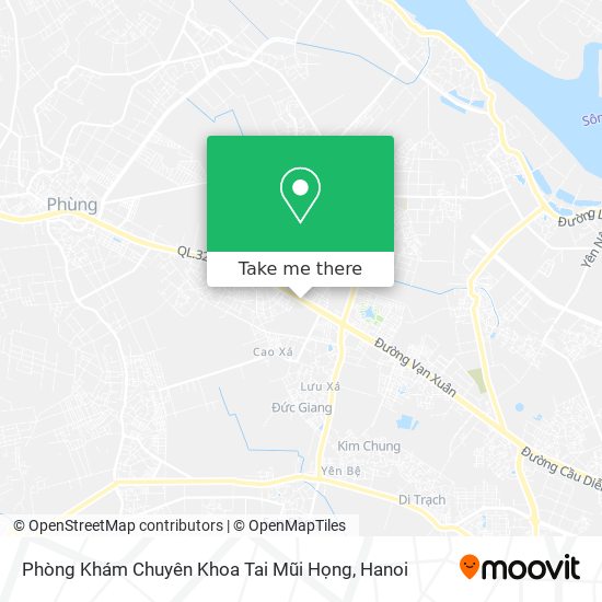 Phòng Khám Chuyên Khoa Tai Mũi Họng map