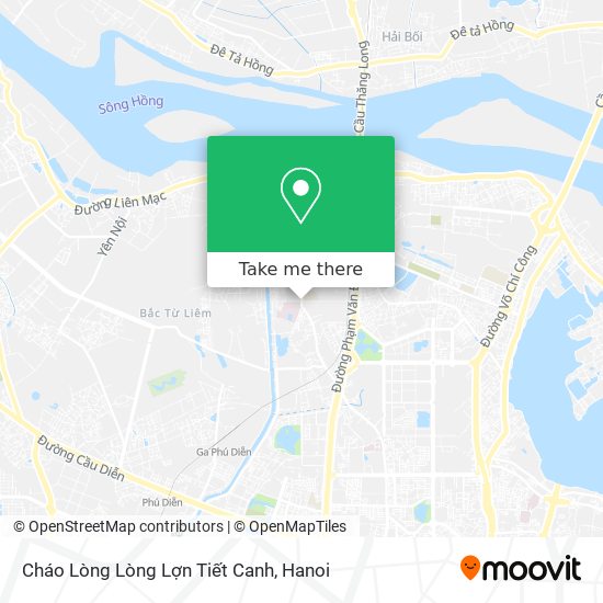 Cháo Lòng Lòng Lợn Tiết Canh map
