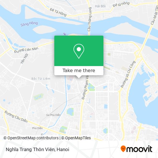 Nghĩa Trang Thôn Viên map