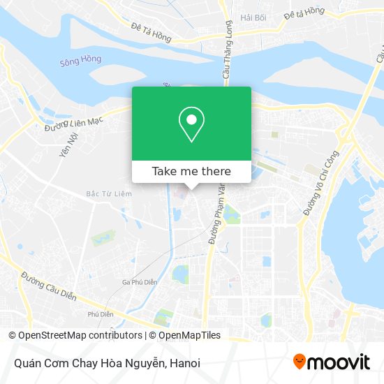 Quán Cơm Chay Hòa Nguyễn map