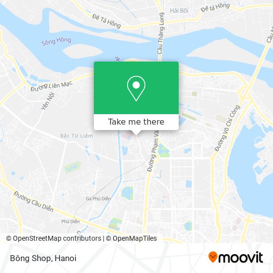 Bông Shop map