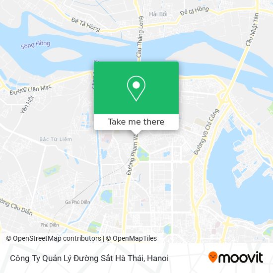 Công Ty Quản Lý Đường Sắt Hà Thái map