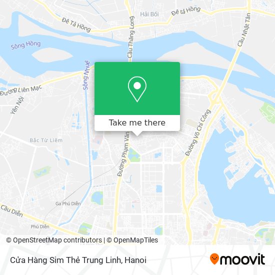 Cửa Hàng Sim Thẻ Trung Linh map