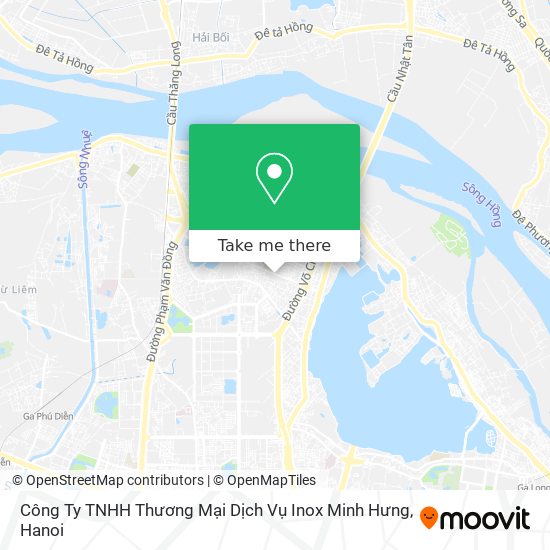 Công Ty TNHH Thương Mại Dịch Vụ Inox Minh Hưng map