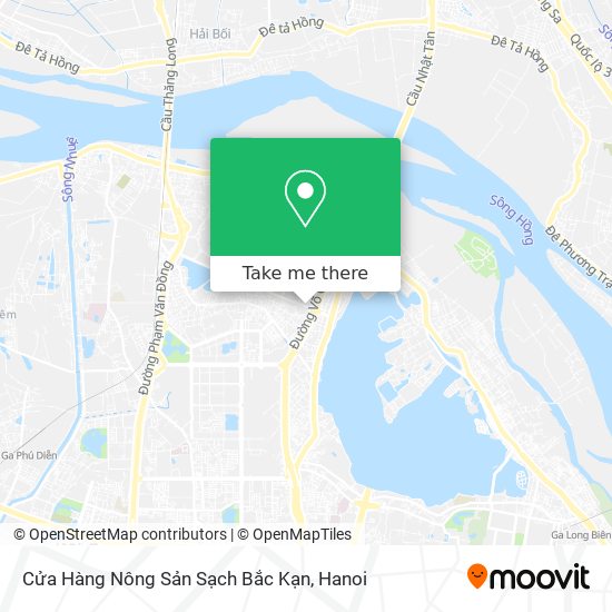 Cửa Hàng Nông Sản Sạch Bắc Kạn map