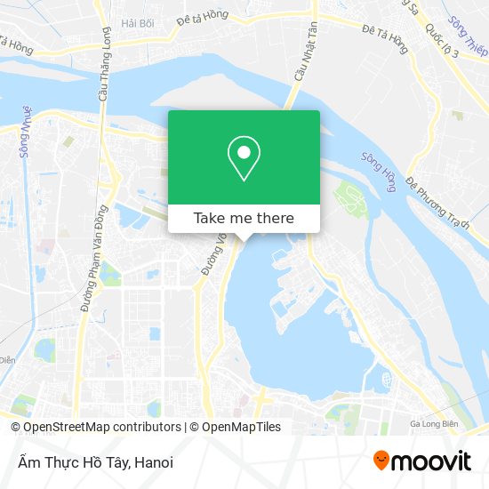 Ẩm Thực Hồ Tây map