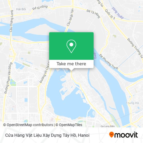 Cửa Hàng Vật Liệu Xây Dựng Tây Hồ map