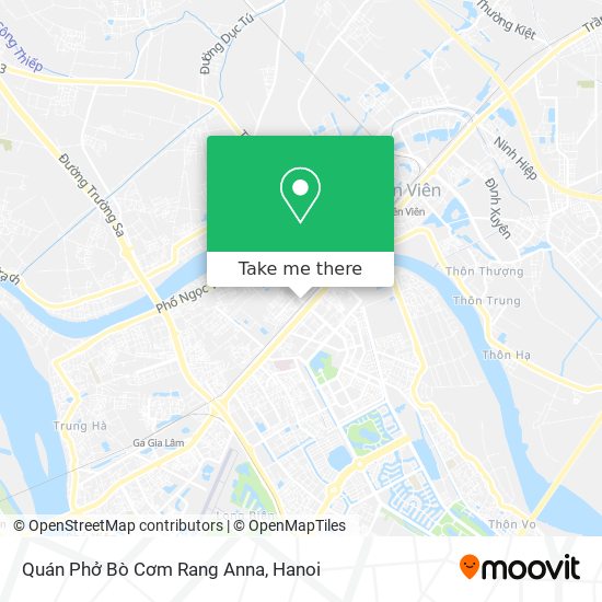 Quán Phở Bò Cơm Rang Anna map