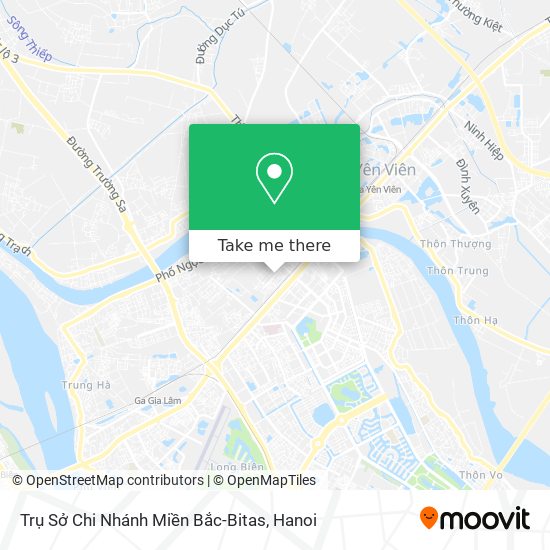 Trụ Sở Chi Nhánh Miền Bắc-Bitas map