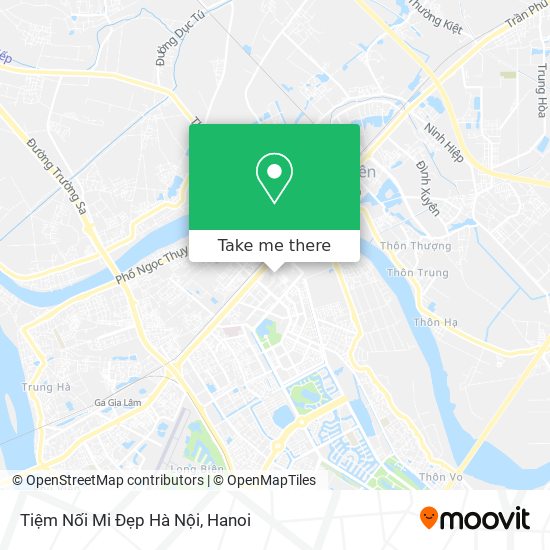 Tiệm Nối Mi Đẹp Hà Nội map
