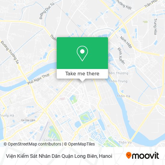 Viện Kiểm Sát Nhân Dân Quận Long Biên map