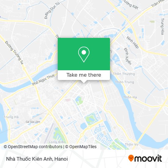 Nhà Thuốc Kiên Anh map