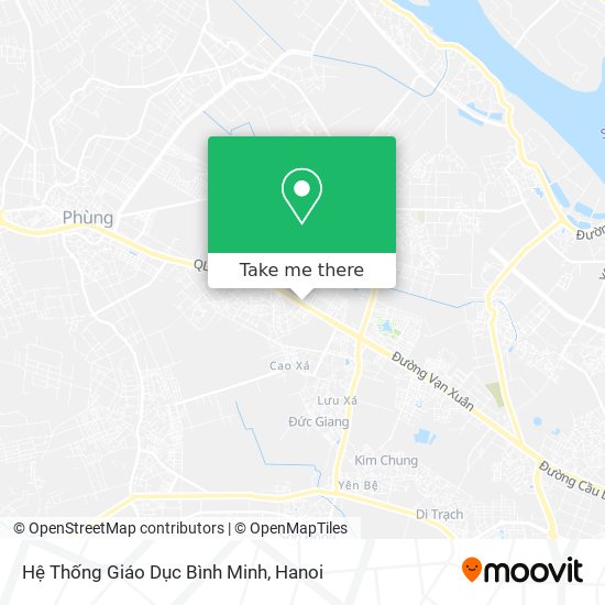 Hệ Thống Giáo Dục Bình Minh map