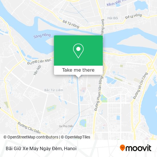 Bãi Giữ Xe Máy Ngày Đêm map