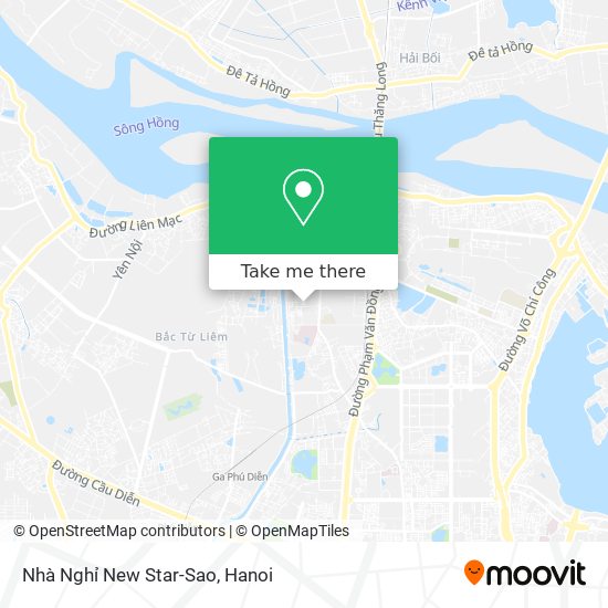 Nhà Nghỉ New Star-Sao map