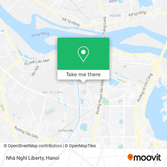 Nhà Nghỉ Liberty map