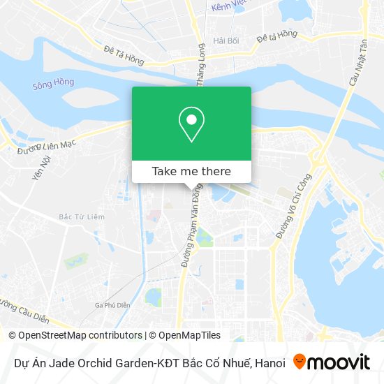 Dự Án Jade Orchid Garden-KĐT Bắc Cổ Nhuế map