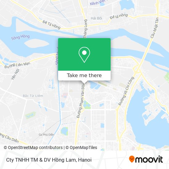 Cty TNHH TM & DV Hồng Lam map