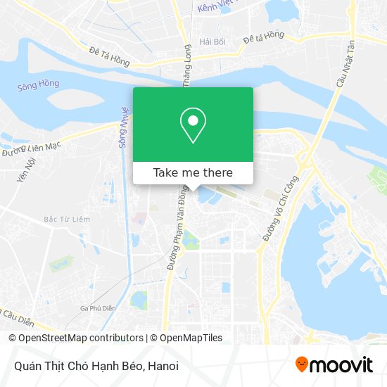 Quán Thịt Chó Hạnh Béo map