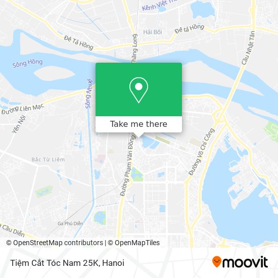 Tiệm Cắt Tóc Nam 25K map