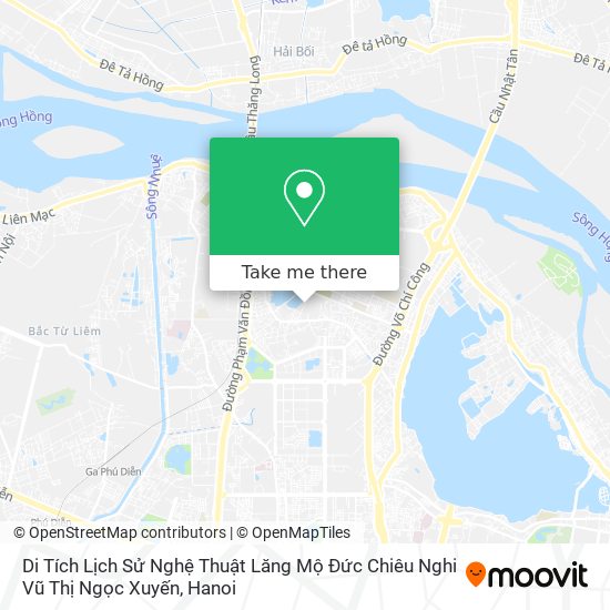 Di Tích Lịch Sử Nghệ Thuật Lăng Mộ Đức Chiêu Nghi Vũ Thị Ngọc Xuyến map