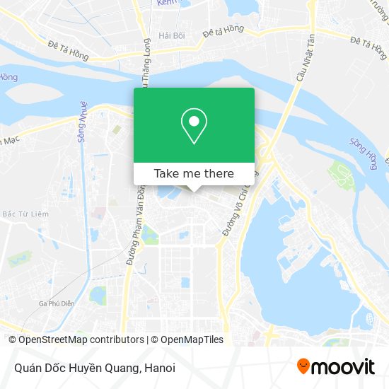 Quán Dốc Huyền Quang map