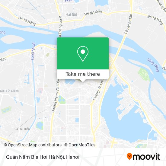 Quán Nấm Bia Hơi Hà Nội map