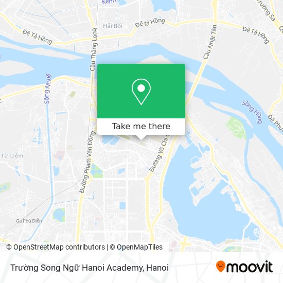 Trường Song Ngữ Hanoi Academy map