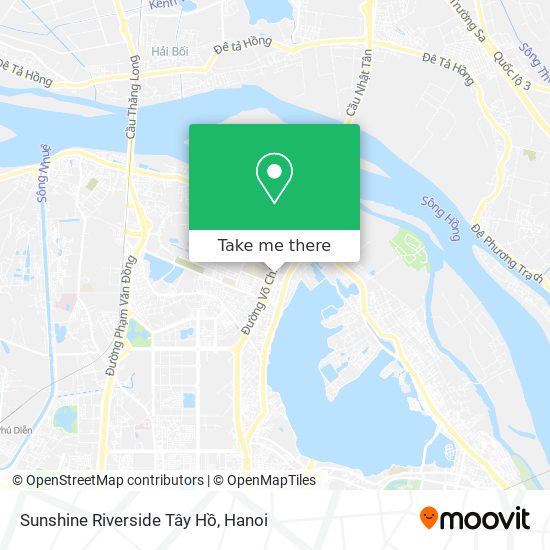 Sunshine Riverside Tây Hồ map