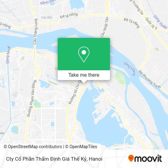 Cty Cổ Phần Thẩm Định Giá Thế Kỷ map