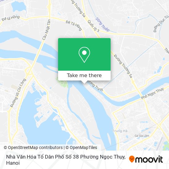 Nhà Văn Hóa Tổ Dân Phố Số 38 Phường Ngọc Thụy map