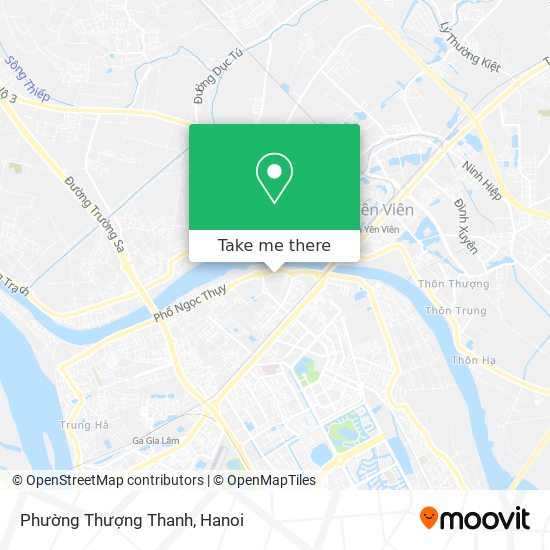 Phường Thượng Thanh map