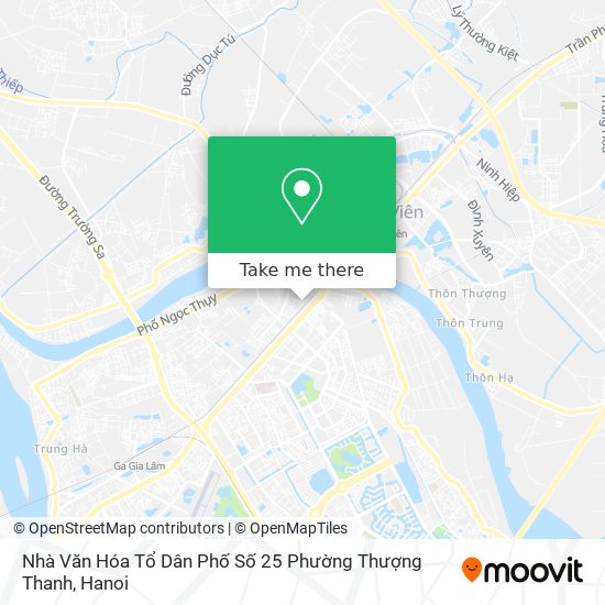 Nhà Văn Hóa Tổ Dân Phố Số 25 Phường Thượng Thanh map