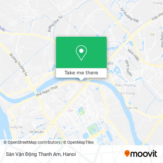 Sân Vận Động Thanh Am map