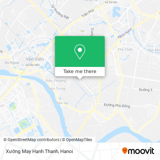 Xưởng May Hạnh Thanh map