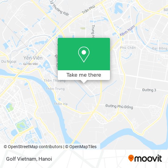 Golf Vietnam map