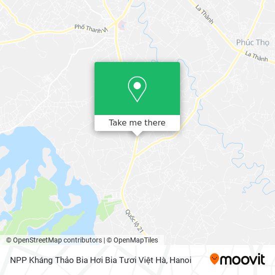 NPP Kháng Thảo Bia Hơi Bia Tươi Việt Hà map