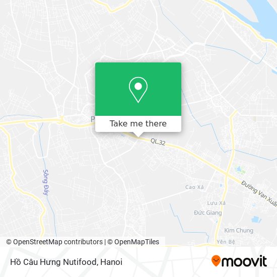 Hồ Câu Hưng Nutifood map