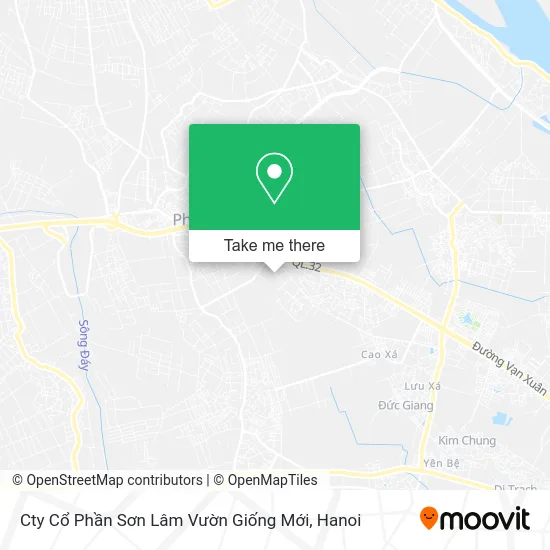 Cty Cổ Phần Sơn Lâm Vườn Giống Mới map