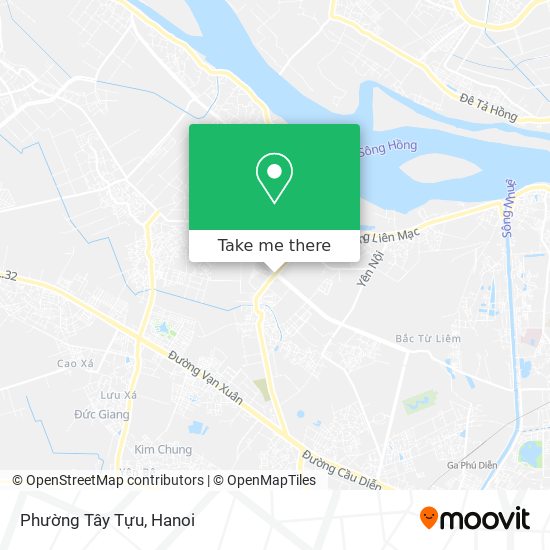 Phường Tây Tựu map