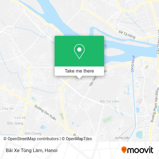Bãi Xe Tùng Lâm map