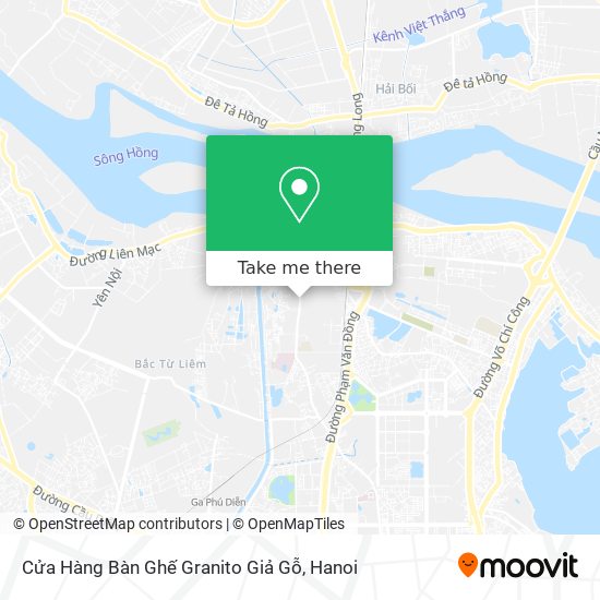 Cửa Hàng Bàn Ghế Granito Giả Gỗ map