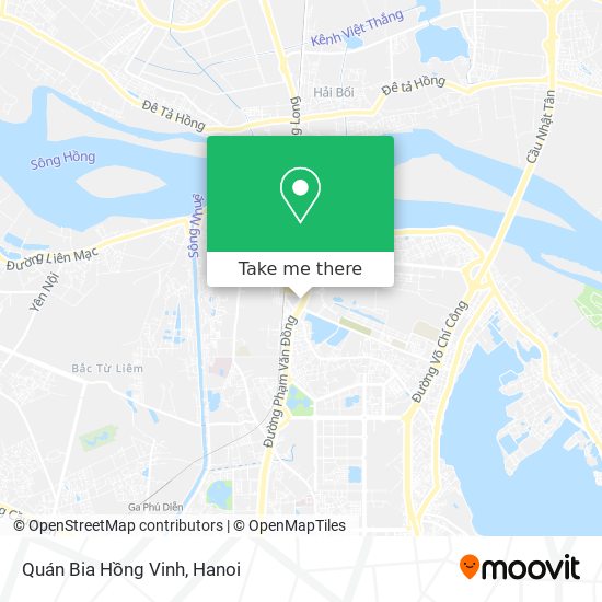 Quán Bia Hồng Vinh map