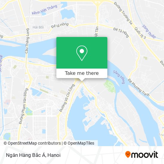 Ngân Hàng Bắc Á map