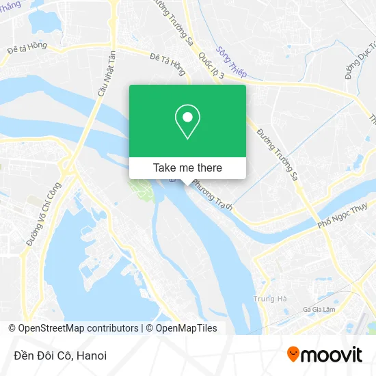 Đền Đôi Cô map